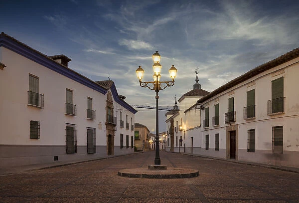 Plaza de Santo Domingo at the old town of Almagro, Castilla La Mancha, Spain