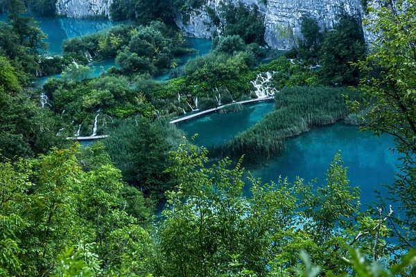 Plitvice Lakes from above