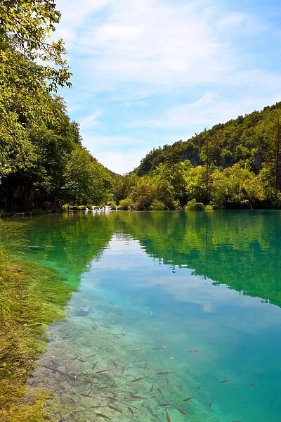 Plitvice Lakes national park in Croatia
