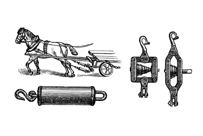 Framed Print : Plowing, trailer equipment