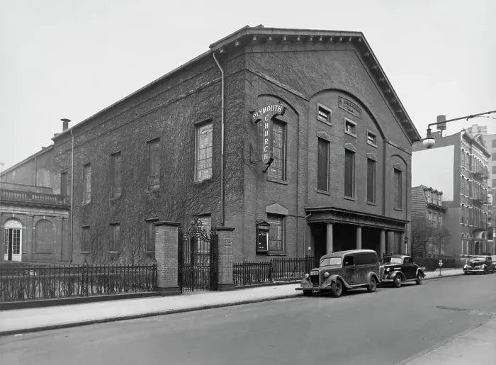 Framed Print : Plymouth Church Of The Pilgrims, Brooklyn Framed Print : Plymouth Church Of The Pilgrims, Brooklyn