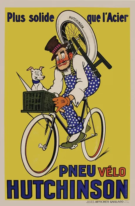 Framed Print : Pneu Vélo Hutchinson Framed Print : Pneu Vélo Hutchinson