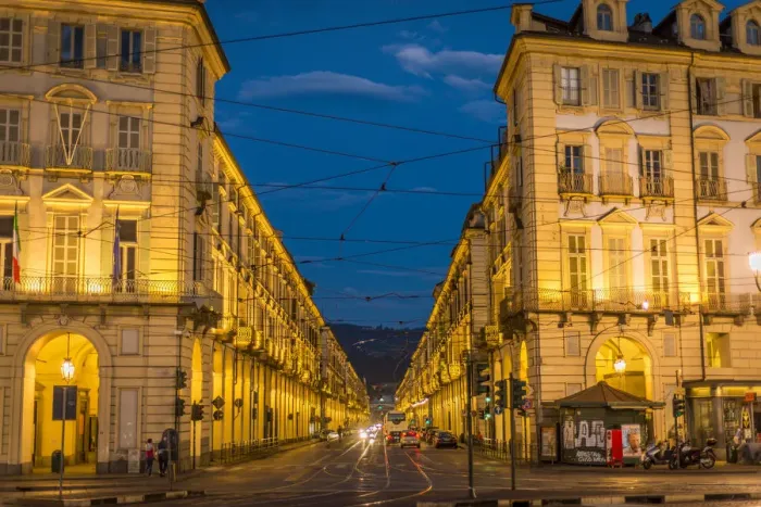 Framed Print : Via Po in Turin Framed Print : Via Po in Turin