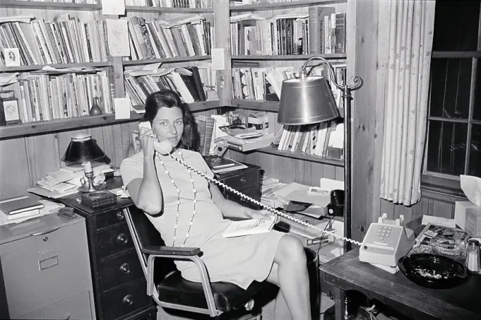 Framed Print : Poet Anne Sexton in Her Office Framed Print : Poet Anne Sexton in Her Office