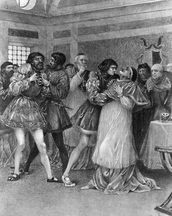 Framed Print : Poisoning Of Pope Alexander, Son Cesare Framed Print : Poisoning Of Pope Alexander, Son Cesare