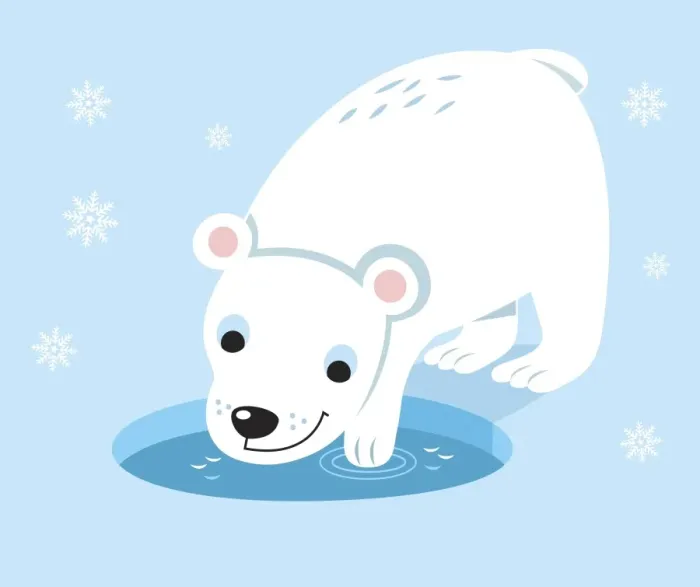 Framed Print : Polar bear cub standing on icy suface, dipping paw into water revealed in circular hole in ice Framed Print : Polar bear cub standing on icy suface, dipping paw into water revealed in circular hole in ice