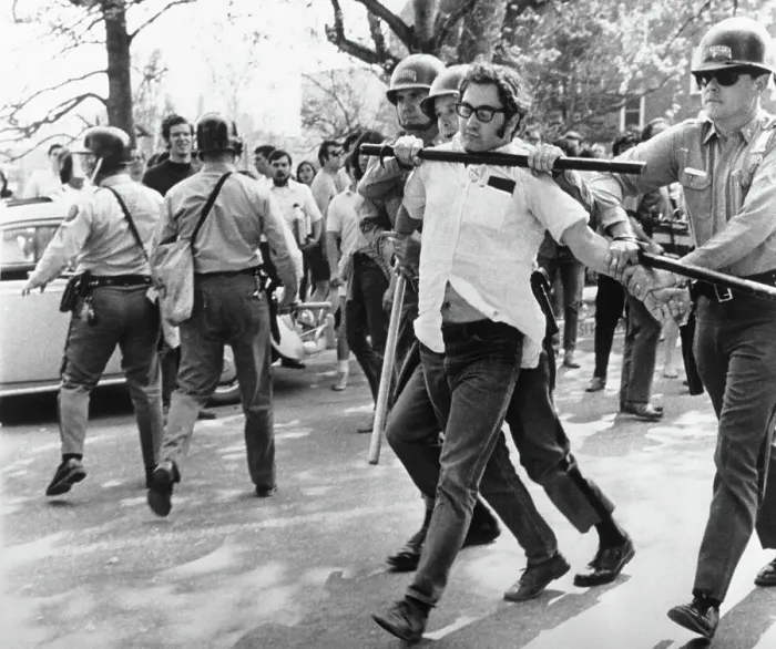 Framed Print : Police Arrest University Of Maryland Student Protestor Framed Print : Police Arrest University Of Maryland Student Protestor