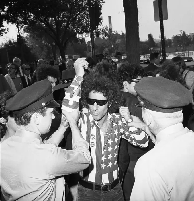 Framed Print : Police Arresting Abbie Hoffman Framed Print : Police Arresting Abbie Hoffman