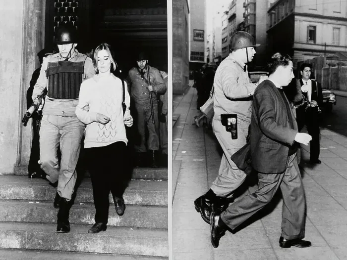 Framed Print : Police Arresting Argentine Students Framed Print : Police Arresting Argentine Students