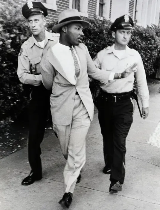Framed Print : Police Arresting Martin Luther King