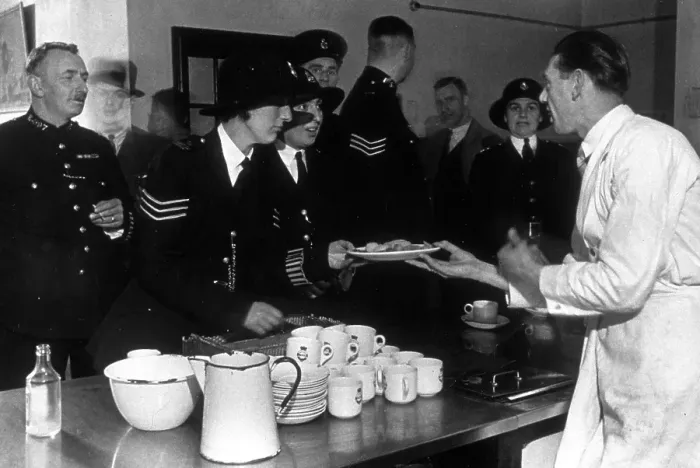 Framed Print : Police Canteen Framed Print : Police Canteen