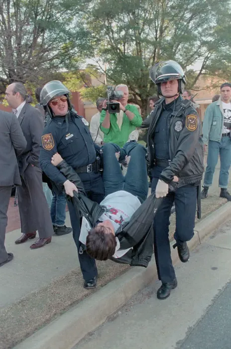 Framed Print : Police Carrying Gay Right Activist Framed Print : Police Carrying Gay Right Activist