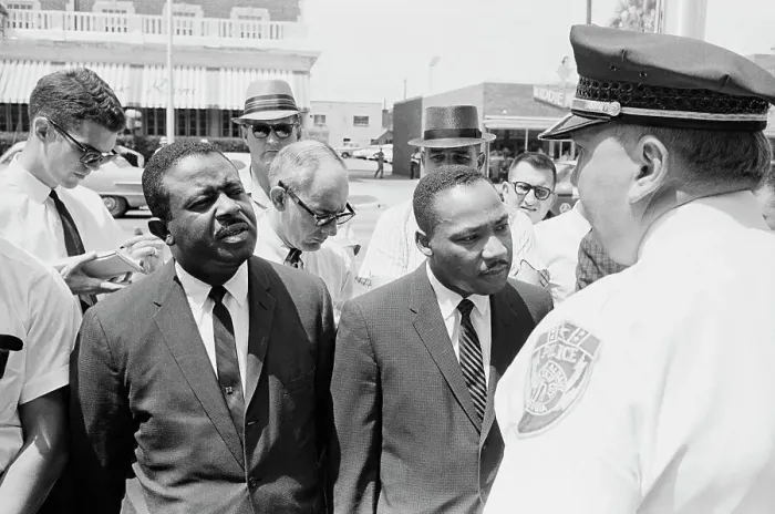 Framed Print : Police Chief Arresting Civil Rights Activists Framed Print : Police Chief Arresting Civil Rights Activists