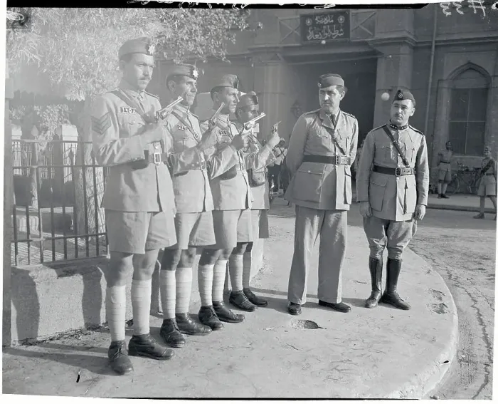 Framed Print : Police Chief Inspecting Officers