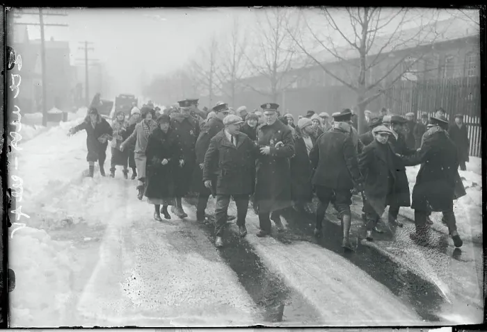 Framed Print : Police Clashing with Strikers Framed Print : Police Clashing with Strikers