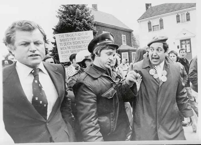Framed Print : Police Escorting Edward M. Kennedy Framed Print : Police Escorting Edward M. Kennedy