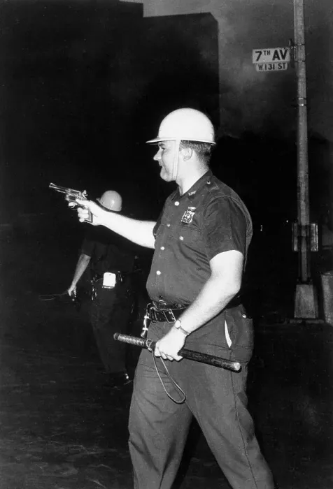 Framed Print : Police at Harlem Riot Framed Print : Police at Harlem Riot