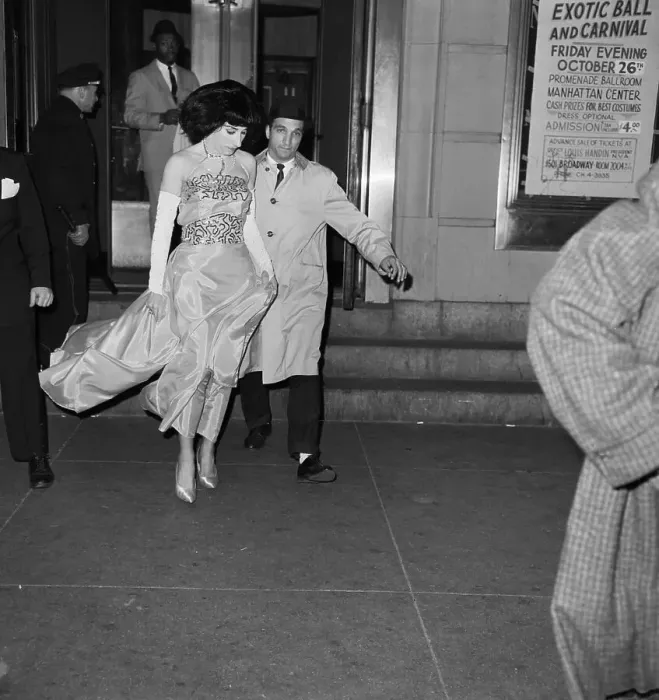 Framed Print : Police Leading Transvestite From Hall Framed Print : Police Leading Transvestite From Hall