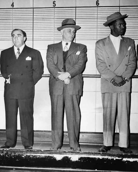 Framed Print : Police Lineup Against Numbered Wall Framed Print : Police Lineup Against Numbered Wall