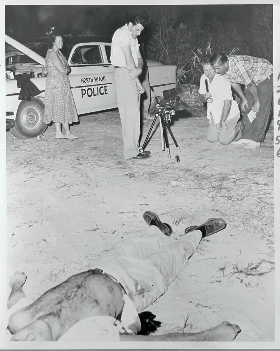 Framed Print : Police Looking for Evidence Framed Print : Police Looking for Evidence