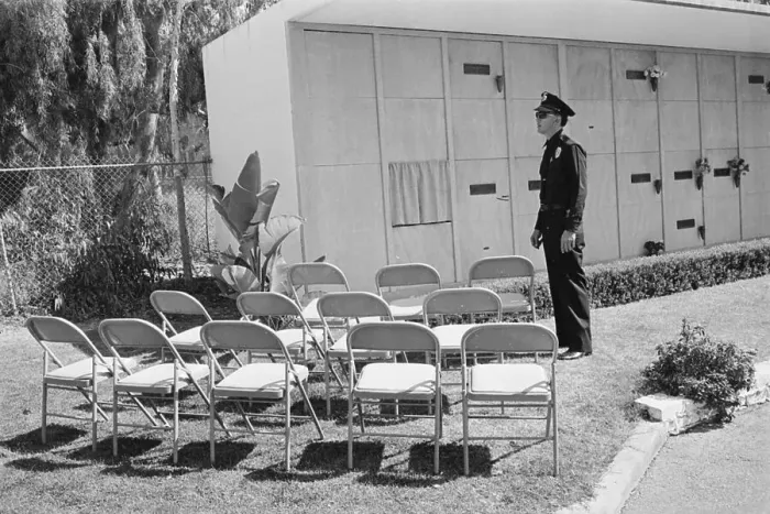 Framed Print : Police Officer Guarding Crypt Framed Print : Police Officer Guarding Crypt