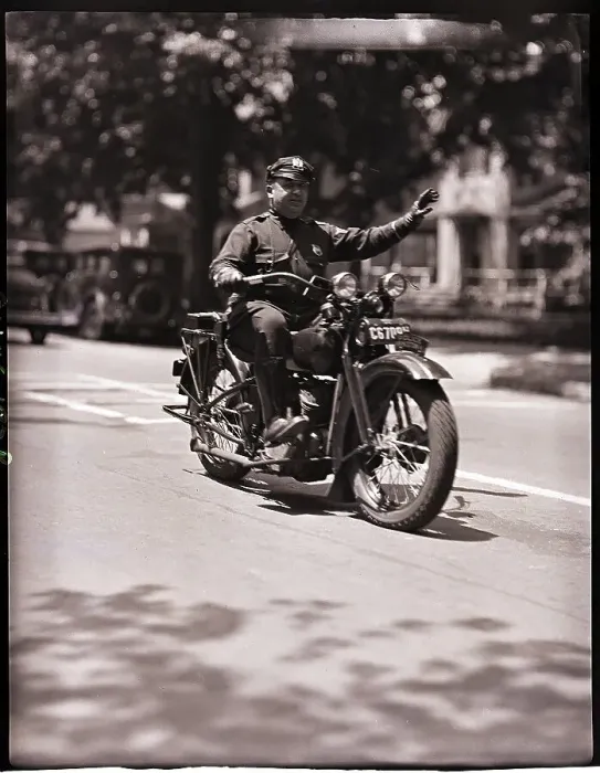 Framed Print : Police Officer On Motorcycle Framed Print : Police Officer On Motorcycle