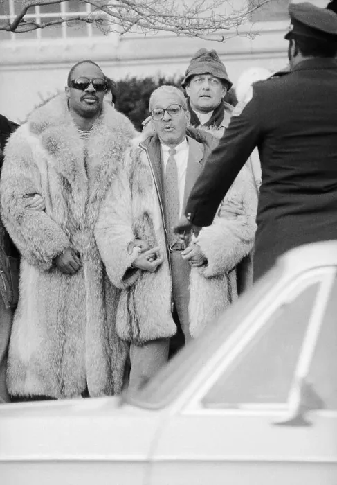 Framed Print : Police Officer Reprimanding Stevie Wonder and Others Framed Print : Police Officer Reprimanding Stevie Wonder and Others