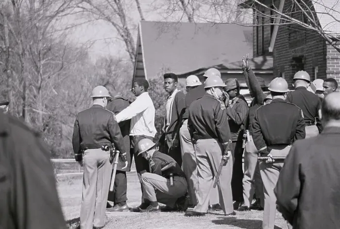 Framed Print : Police Officers Arresting Civil Rights Demonstrators Framed Print : Police Officers Arresting Civil Rights Demonstrators