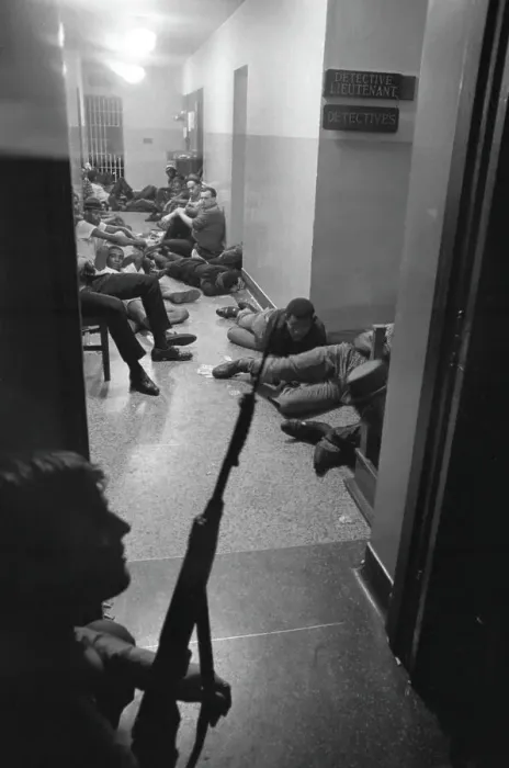 Framed Print : Police Station Under Siege Framed Print : Police Station Under Siege