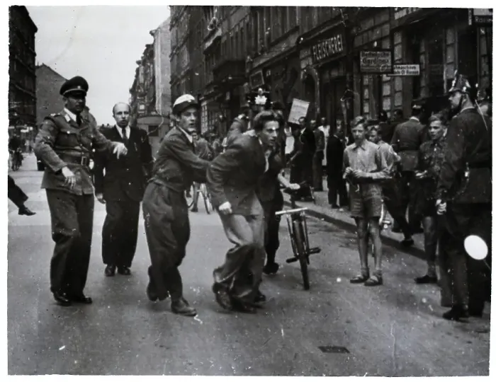 Framed Print : Police Tackle A Red Rioter;Raid On Commu Framed Print : Police Tackle A Red Rioter;Raid On Commu