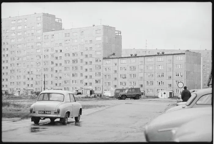 Framed Print : Police Vehicles Wait Outside Lech Walesa's Apartment Framed Print : Police Vehicles Wait Outside Lech Walesa's Apartment