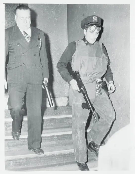 Framed Print : Police walking Down Stairs Framed Print : Police walking Down Stairs