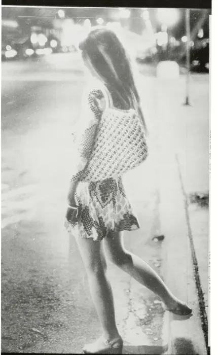 Framed Print : Policewoman Posing as Prostitute Framed Print : Policewoman Posing as Prostitute