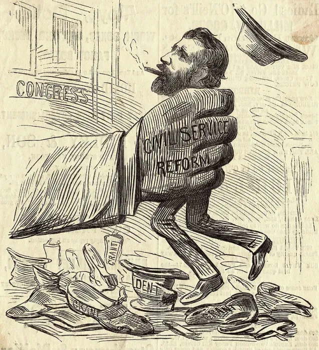 Framed Print : Political Cartoon of President Ulysses S. Grant Framed Print : Political Cartoon of President Ulysses S. Grant
