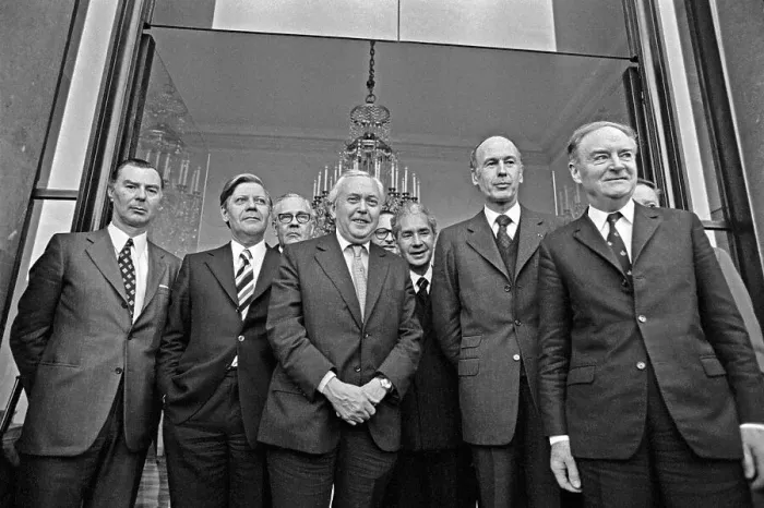Framed Print : Political Leaders Posing for Picture Framed Print : Political Leaders Posing for Picture