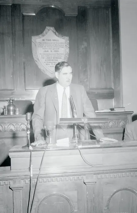 Framed Print : Politician James E. Folsom Speaking at Podium Framed Print : Politician James E. Folsom Speaking at Podium