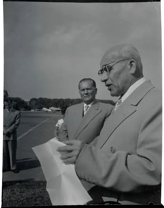 Framed Print : Politician Wladislaw Gomulka Reading Speech at Congregation Framed Print : Politician Wladislaw Gomulka Reading Speech at Congregation