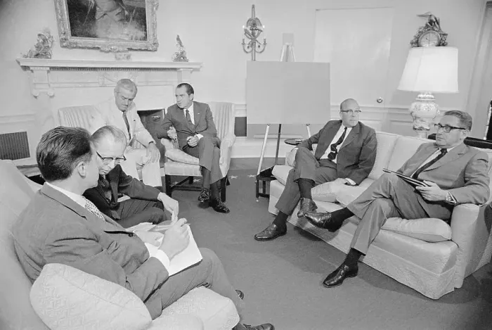 Framed Print : Politicians Sitting in Room Together Framed Print : Politicians Sitting in Room Together