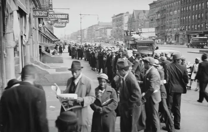Framed Print : Polling Station, Harlem