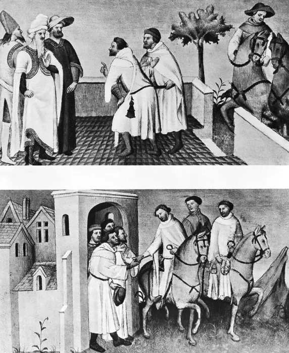 Framed Print : Polo Brothers Greet Kublai Khan; Illustr Framed Print : Polo Brothers Greet Kublai Khan; Illustr