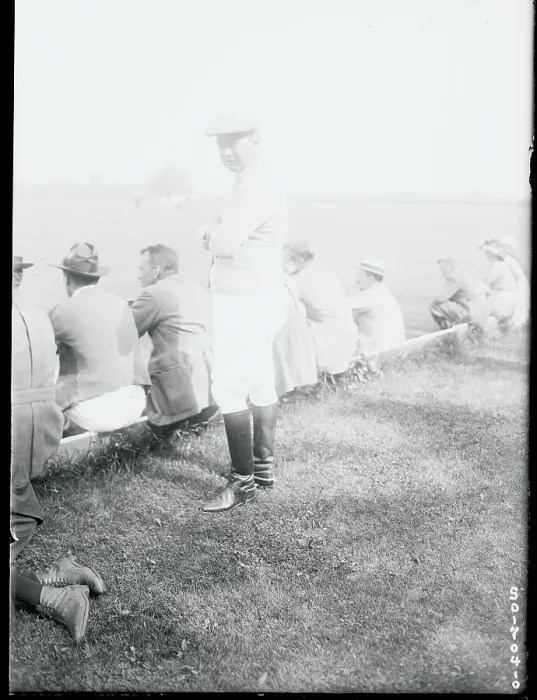 Framed Print : Polo Fans Alongside Field Framed Print : Polo Fans Alongside Field