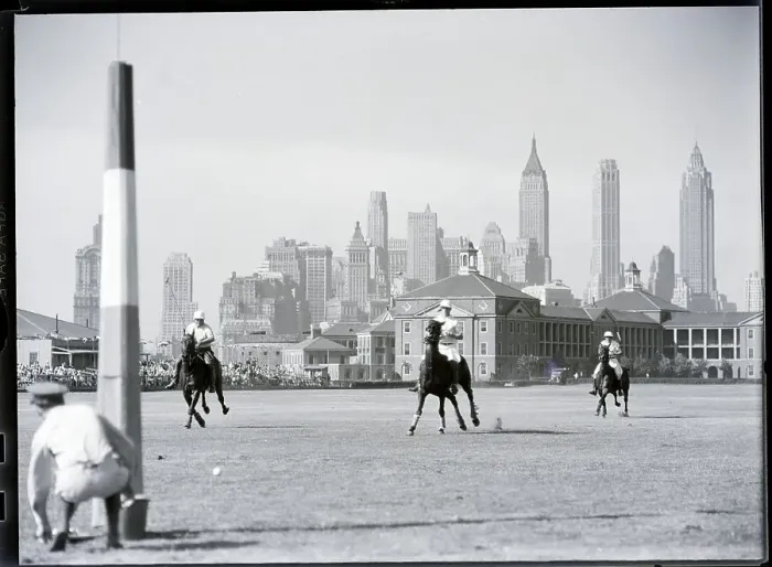 Framed Print : Polo Game on Governors Island Framed Print : Polo Game on Governors Island
