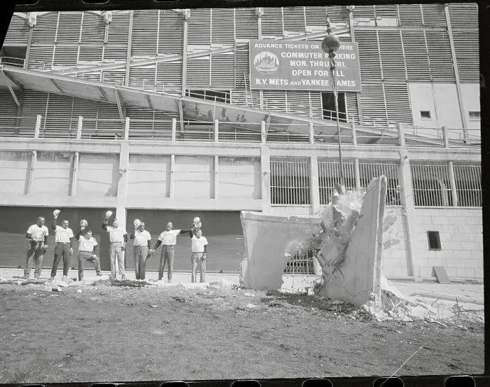 Framed Print : Polo Grounds Working Crew Framed Print : Polo Grounds Working Crew