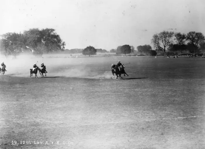 Framed Print : Polo Match
