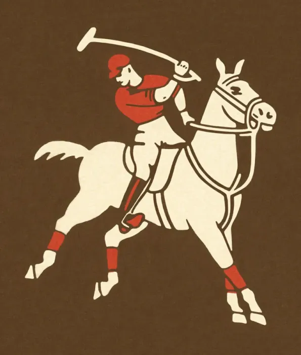 Framed Print : Polo Player Riding a Horse Framed Print : Polo Player Riding a Horse