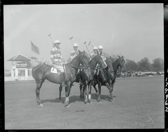 Framed Print : Polo Players On Horseback Framed Print : Polo Players On Horseback