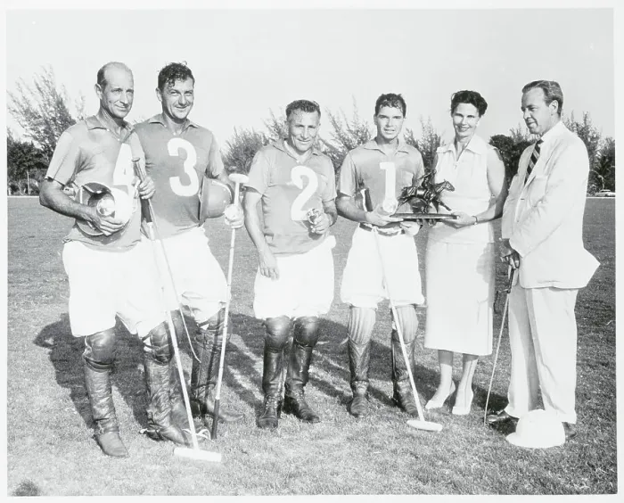 Framed Print : Polo Players Receiving Trophy Framed Print : Polo Players Receiving Trophy