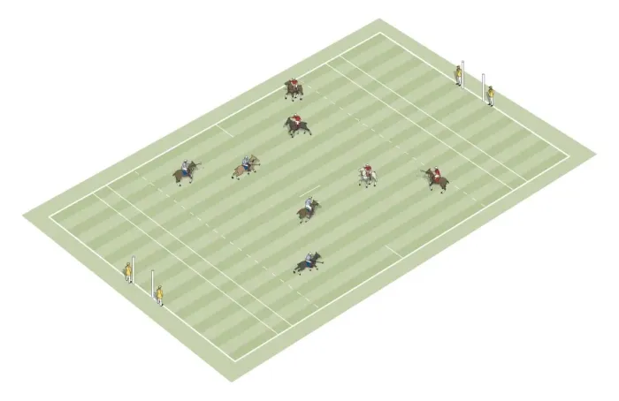 Framed Print : Polo playing field Framed Print : Polo playing field