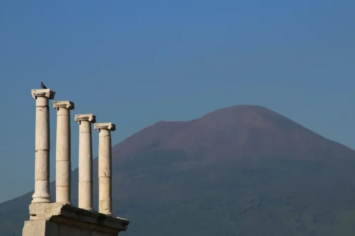 Framed Print : Pompeii and Mount Vesuvius Framed Print : Pompeii and Mount Vesuvius