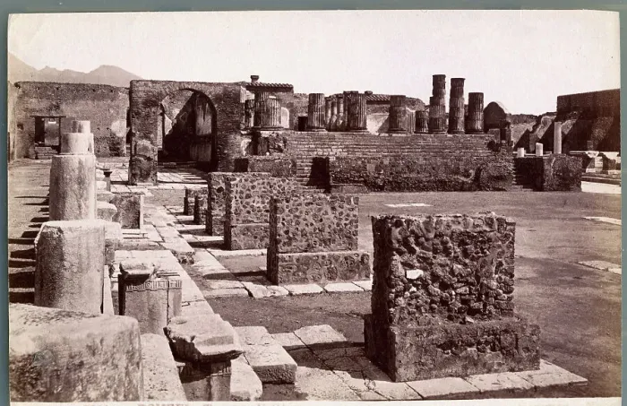 Framed Print : Pompeii's Temple of Jupiter Framed Print : Pompeii's Temple of Jupiter
